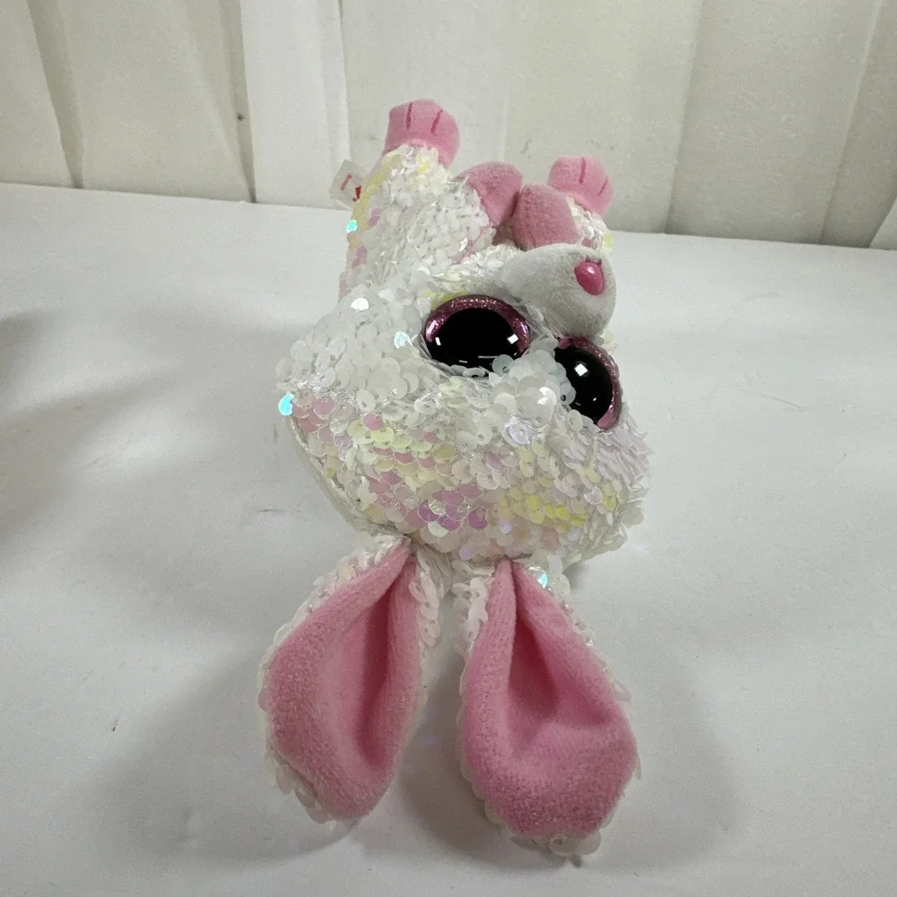 Ty Beanie Boos Bonnie Sequin Bunny Rabbit Flippables 7